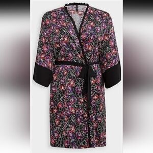 Torrid Satin Floral Robe